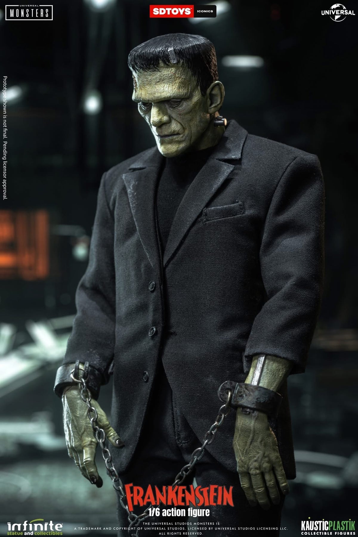 In Stock Infinite Statue 1/6 Frankenstein Collectible Male Action Figure Model Toy