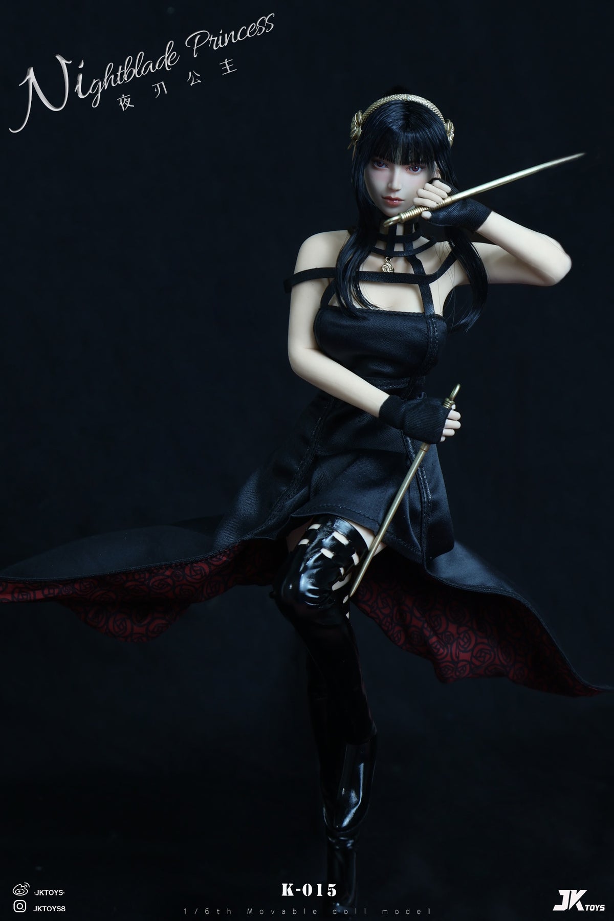 Presale JKTOYS K-015 1/6 Thorn Princess Yor Forger Cosplay Accessories for 12" Body