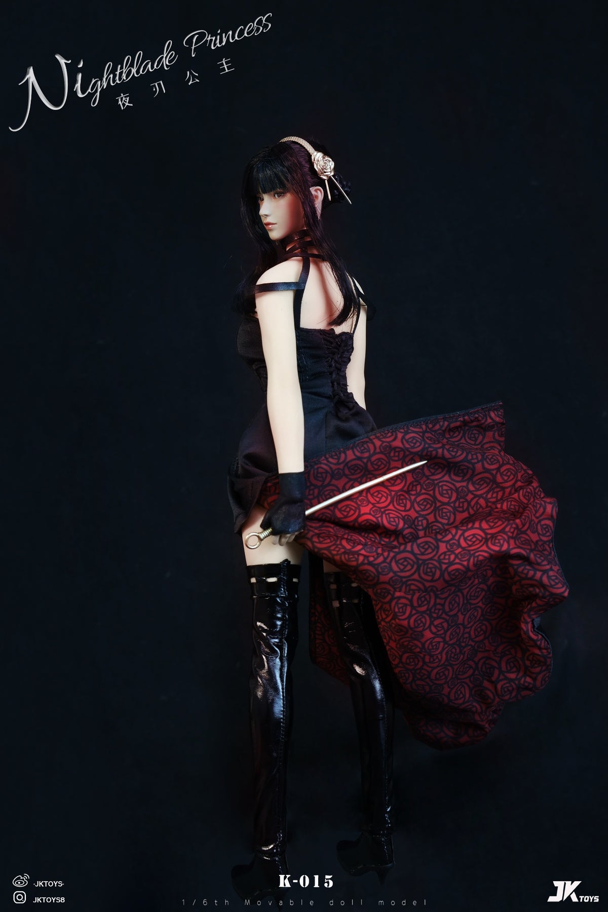 Presale JKTOYS K-015 1/6 Thorn Princess Yor Forger Cosplay Accessories for 12" Body