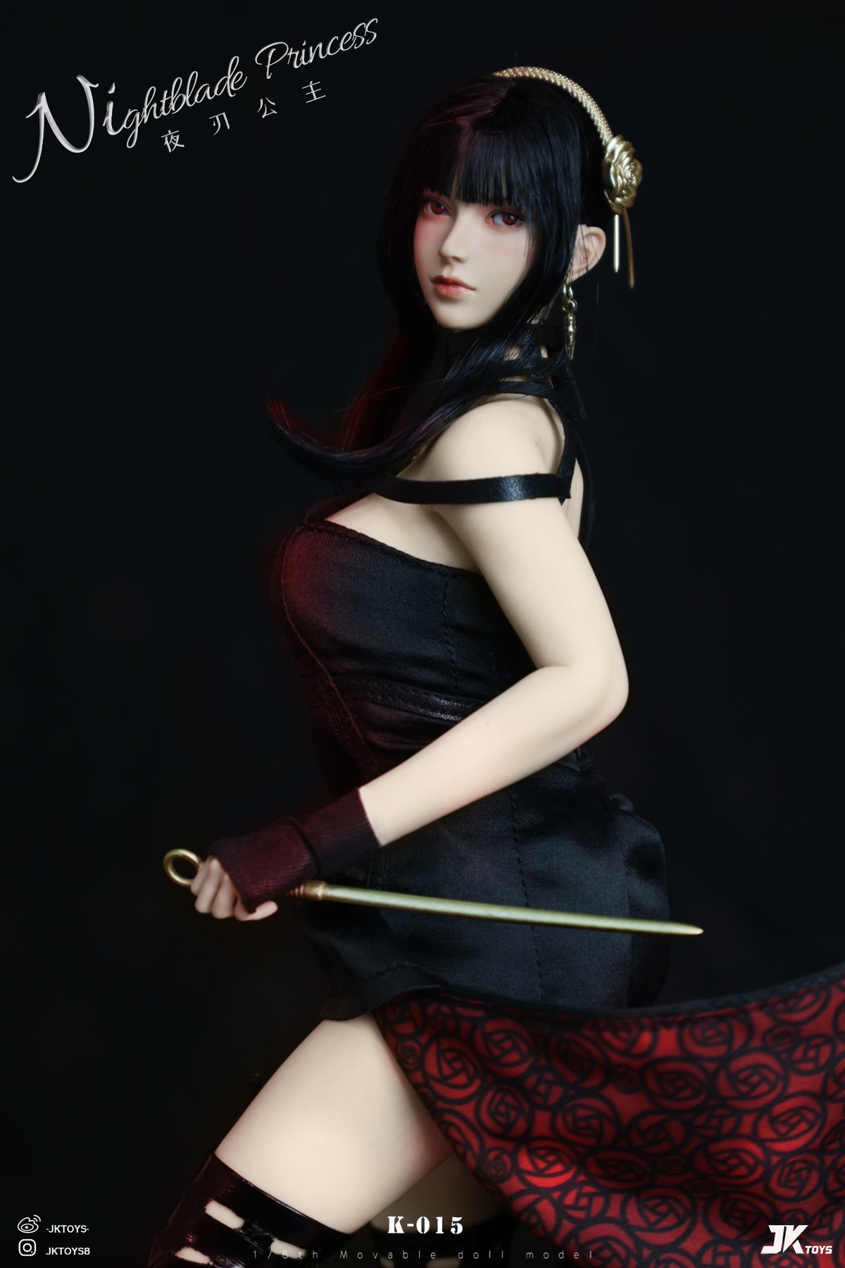 Presale JKTOYS K-015 1/6 Thorn Princess Yor Forger Cosplay Accessories for 12" Body