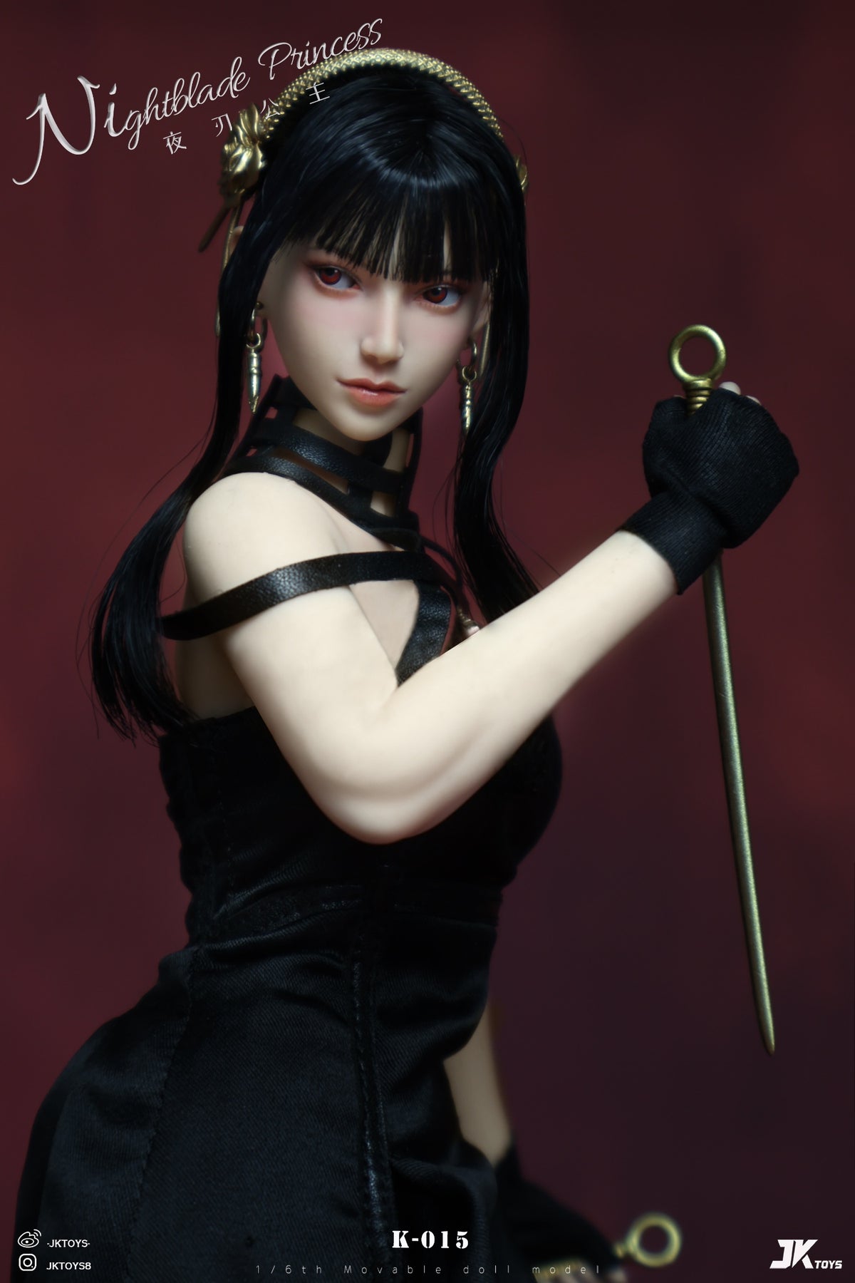 Presale JKTOYS K-015 1/6 Thorn Princess Yor Forger Cosplay Accessories for 12" Body