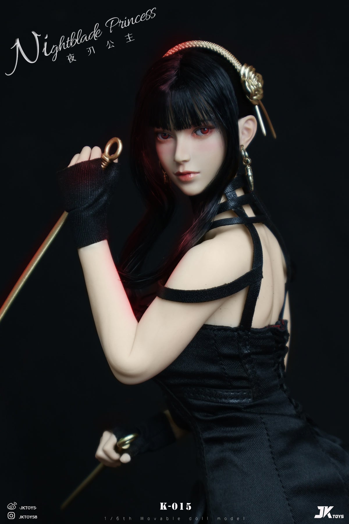 Presale JKTOYS K-015 1/6 Thorn Princess Yor Forger Cosplay Accessories for 12" Body