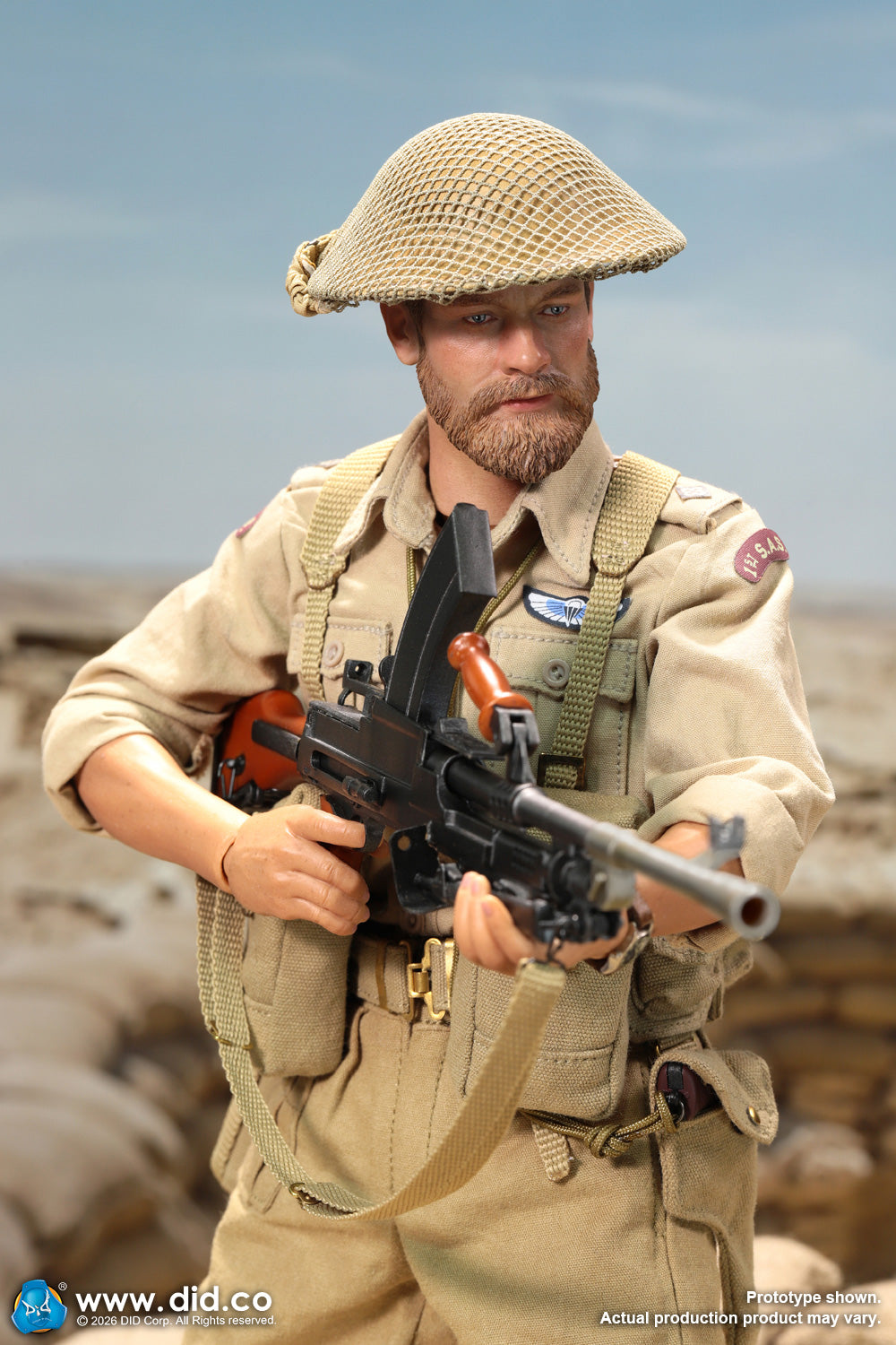 DID K80197 1/6 WWII British SAS Special Forces Colonel Alan Action Figure