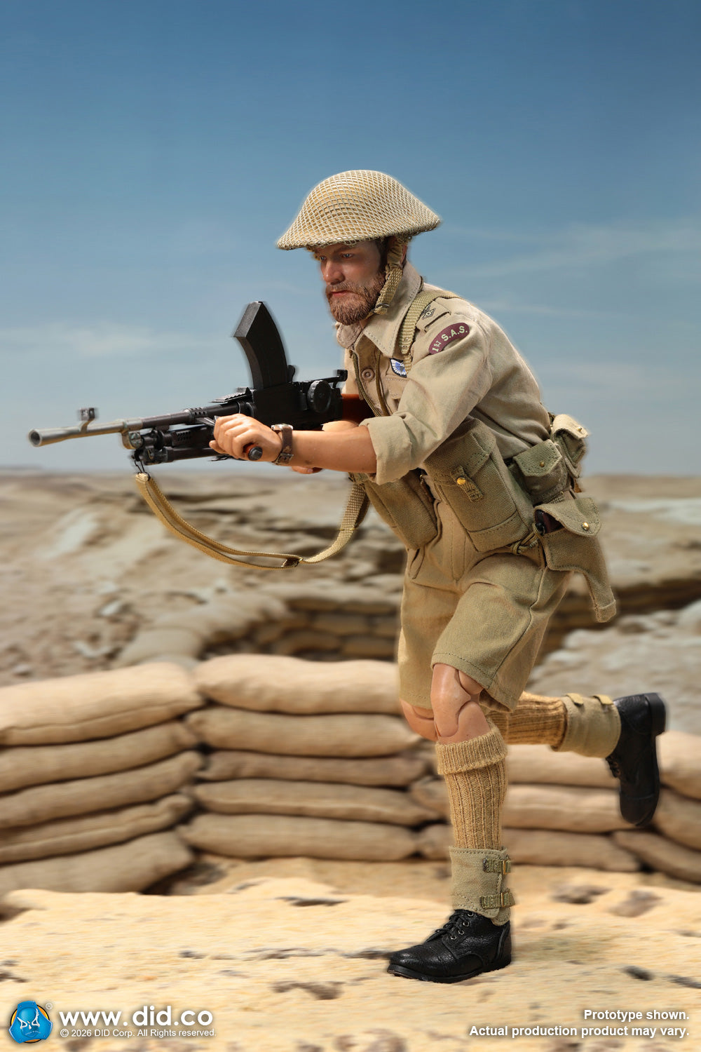 DID K80197 1/6 WWII British SAS Special Forces Colonel Alan Action Figure