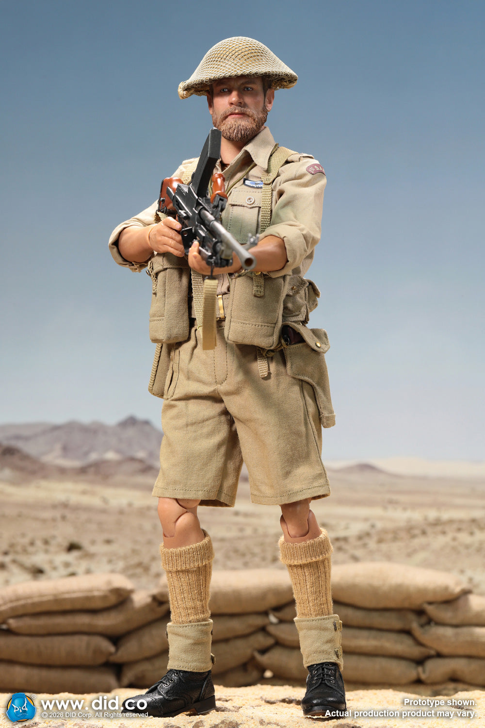 DID K80197 1/6 WWII British SAS Special Forces Colonel Alan Action Figure