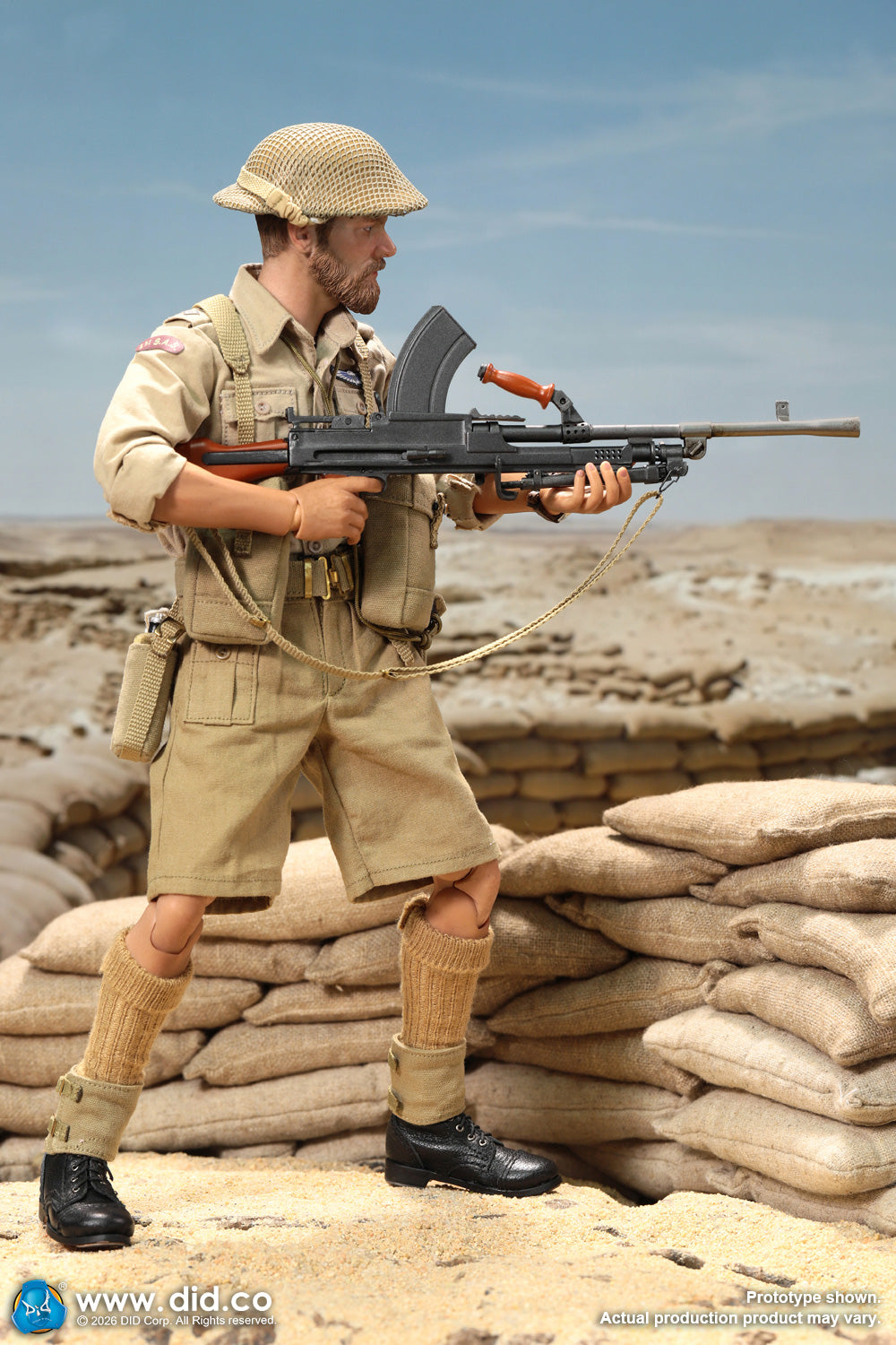 DID K80197 1/6 WWII British SAS Special Forces Colonel Alan Action Figure