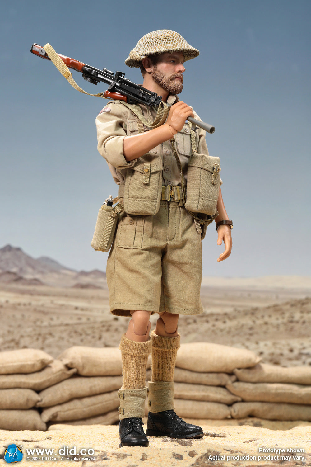 DID K80197 1/6 WWII British SAS Special Forces Colonel Alan Action Figure