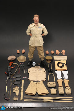 DID K80197 1/6 WWII British SAS Special Forces Colonel Alan Action Figure