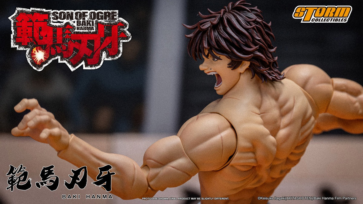 Storm Toys KIBK05 1/12 Baki Hanma Son of The Ogre Sammler-Actionfigur Spielzeug
