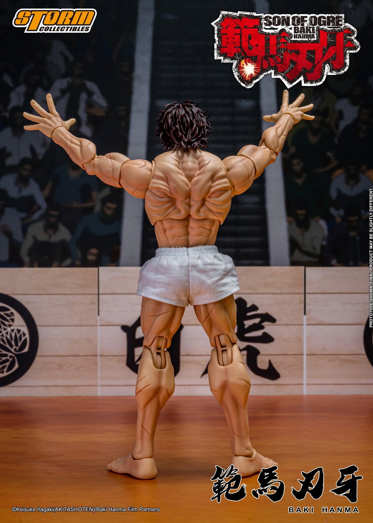 Storm Toys KIBK05 1/12 Baki Hanma Son of The Ogre Sammler-Actionfigur Spielzeug