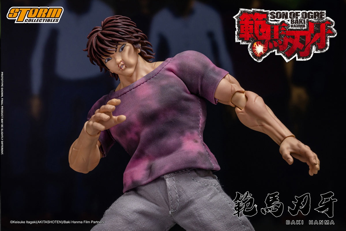 Storm Toys KIBK05 1/12 Baki Hanma Son of The Ogre Sammler-Actionfigur Spielzeug