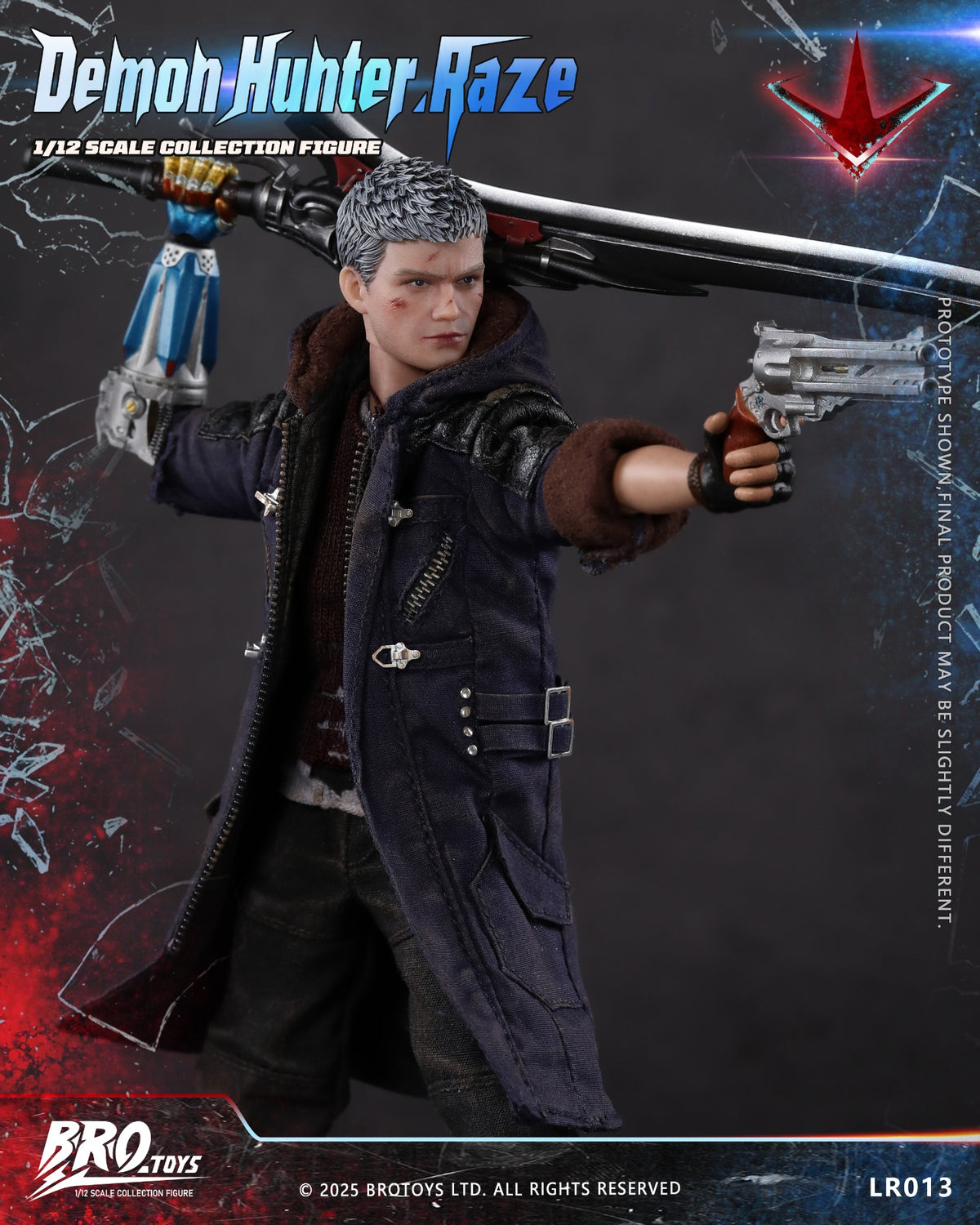 Presale BROTOYS LR013 1/12 The DMC Nero 6" Collectible Male Action Figure Model
