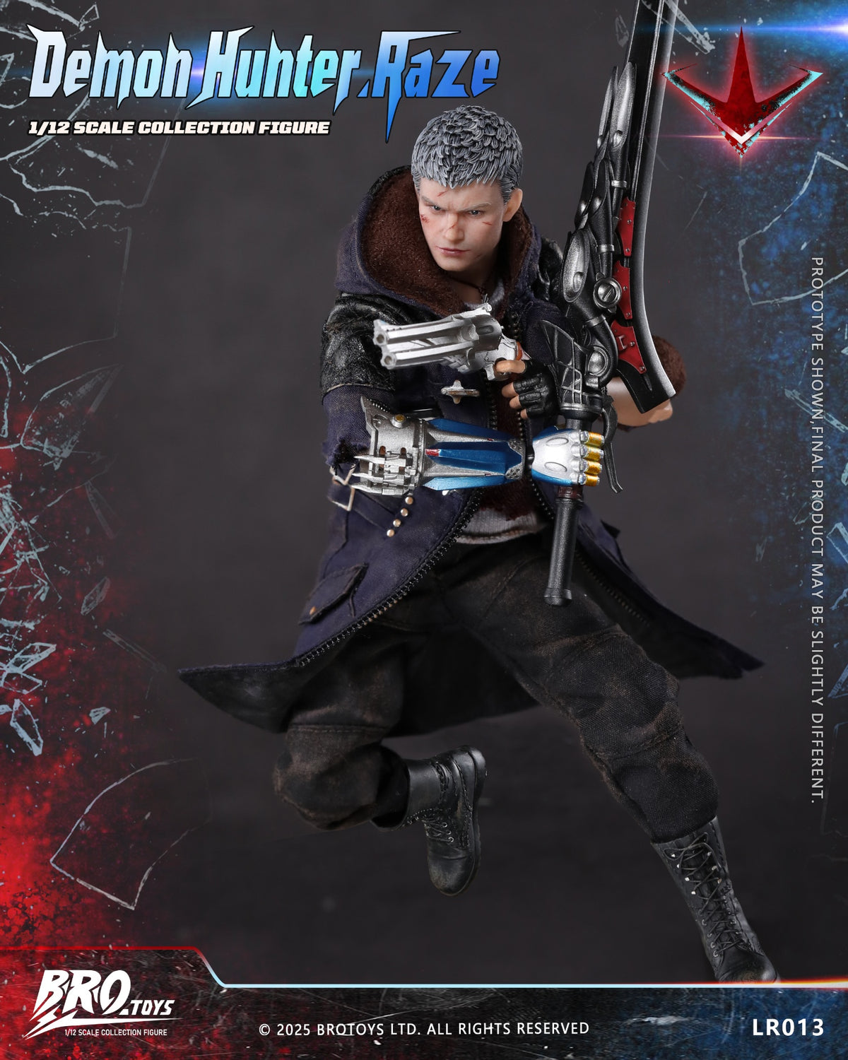 Presale BROTOYS LR013 1/12 The DMC Nero 6" Collectible Male Action Figure Model