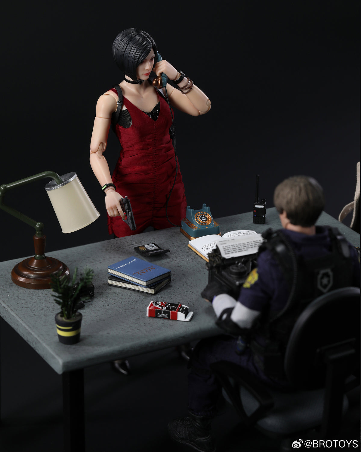 Presale BROTOYS LR016 1/12 Agent Wang Resident Zombie Evil Crisis Ada Deluxe Ver.