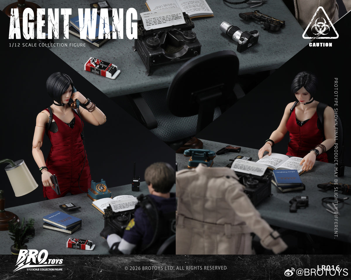 Presale BROTOYS LR016 1/12 Agent Wang Resident Zombie Evil Crisis Ada Deluxe Ver.