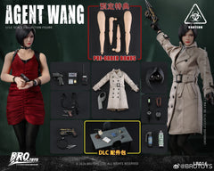 Presale BROTOYS LR016 1/12 Agent Wang Resident Zombie Evil Crisis Ada Deluxe Ver.
