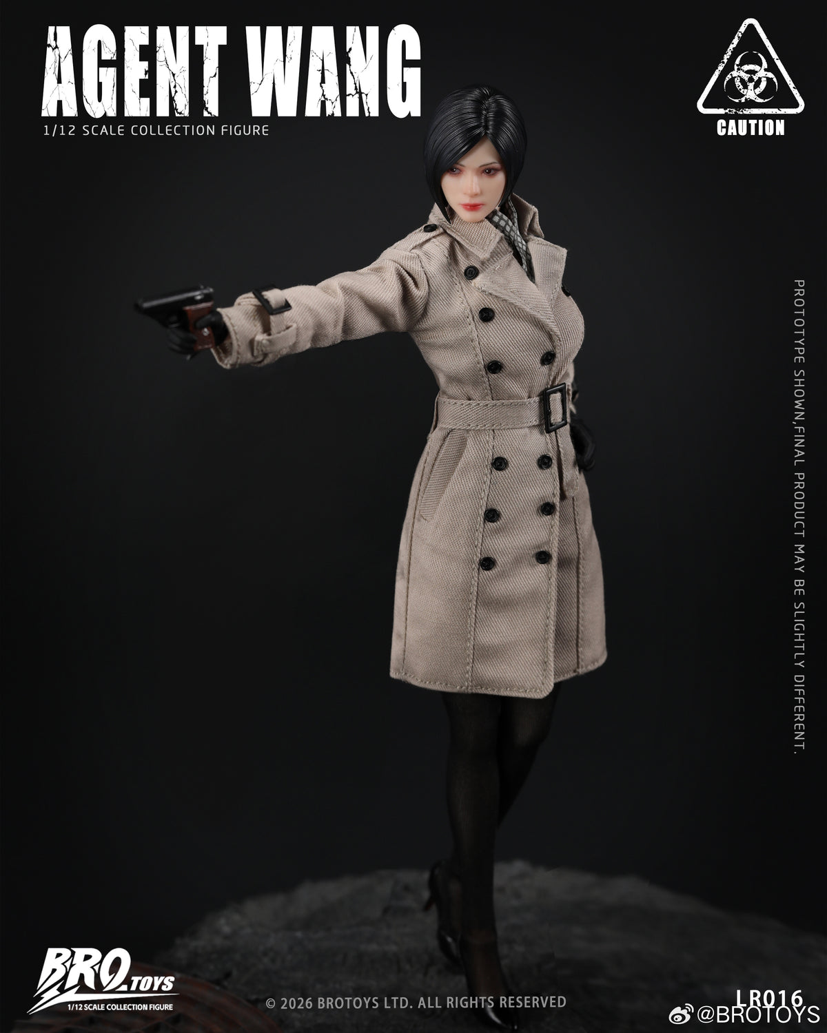 Presale BROTOYS LR016 1/12 Agent Wang Resident Zombie Evil Crisis Ada Deluxe Ver.
