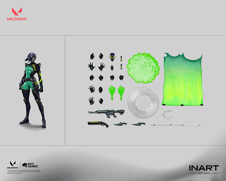 Preventa INART MAG G0016 1/12 Valorant Viper de colección figura de acción femenina