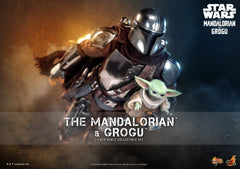 Hot Toys MMS872 1/6 Star Wars The Mandalorian & Grogu Action Figure Deluxe Ver.