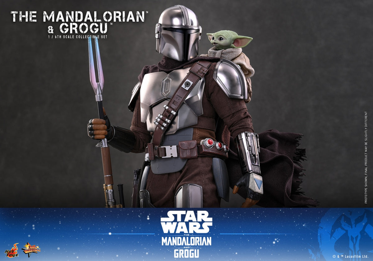Hot Toys MMS872 1/6 Star Wars The Mandalorian & Grogu Action Figure Deluxe Ver.