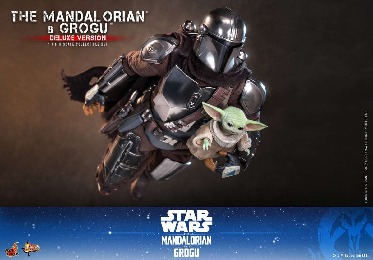 Hot Toys MMS872 1/6 Star Wars The Mandalorian & Grogu Action Figure Deluxe Ver.