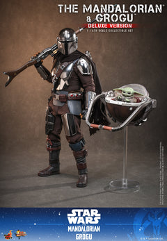 Hot Toys MMS872 1/6 Star Wars The Mandalorian & Grogu Action Figure Deluxe Ver.