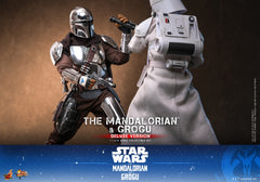 Hot Toys MMS872 1/6 Star Wars The Mandalorian & Grogu Action Figure Deluxe Ver.