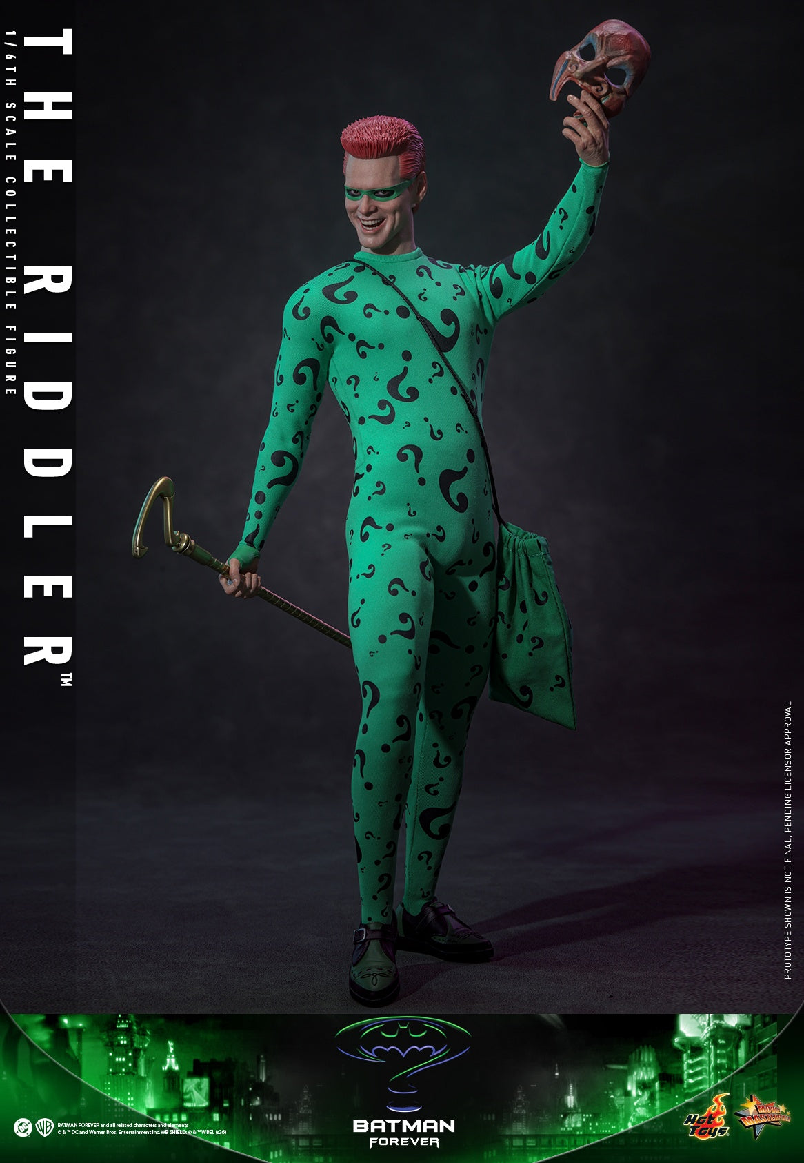 Vorbestellung Hot Toys MMS926 1/6 Batman Forever The Riddler Actionfigur