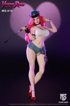 Presale STAR MAN MS-019 1/6 Female Fighter Poison Rose Final Fight Toxic Beauty