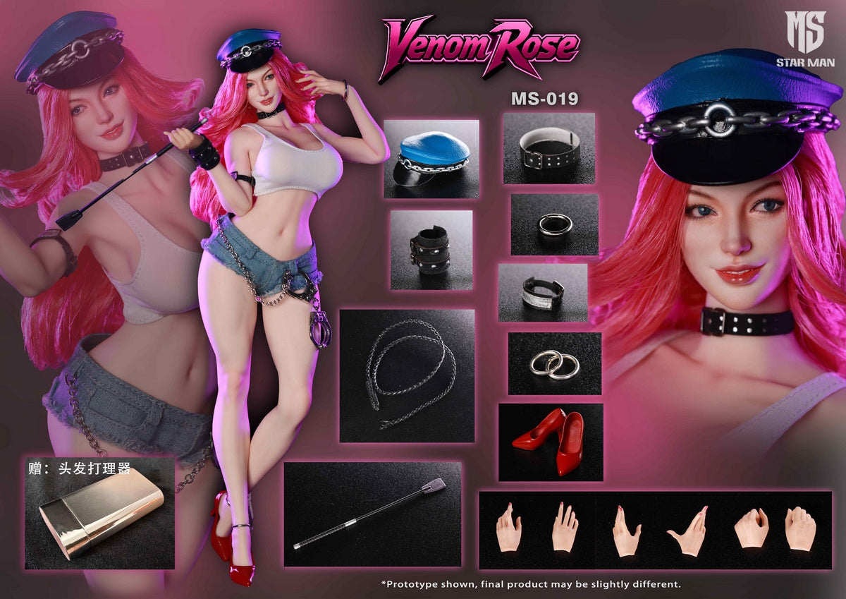 Presale STAR MAN MS-019 1/6 Female Fighter Poison Rose Final Fight Toxic Beauty