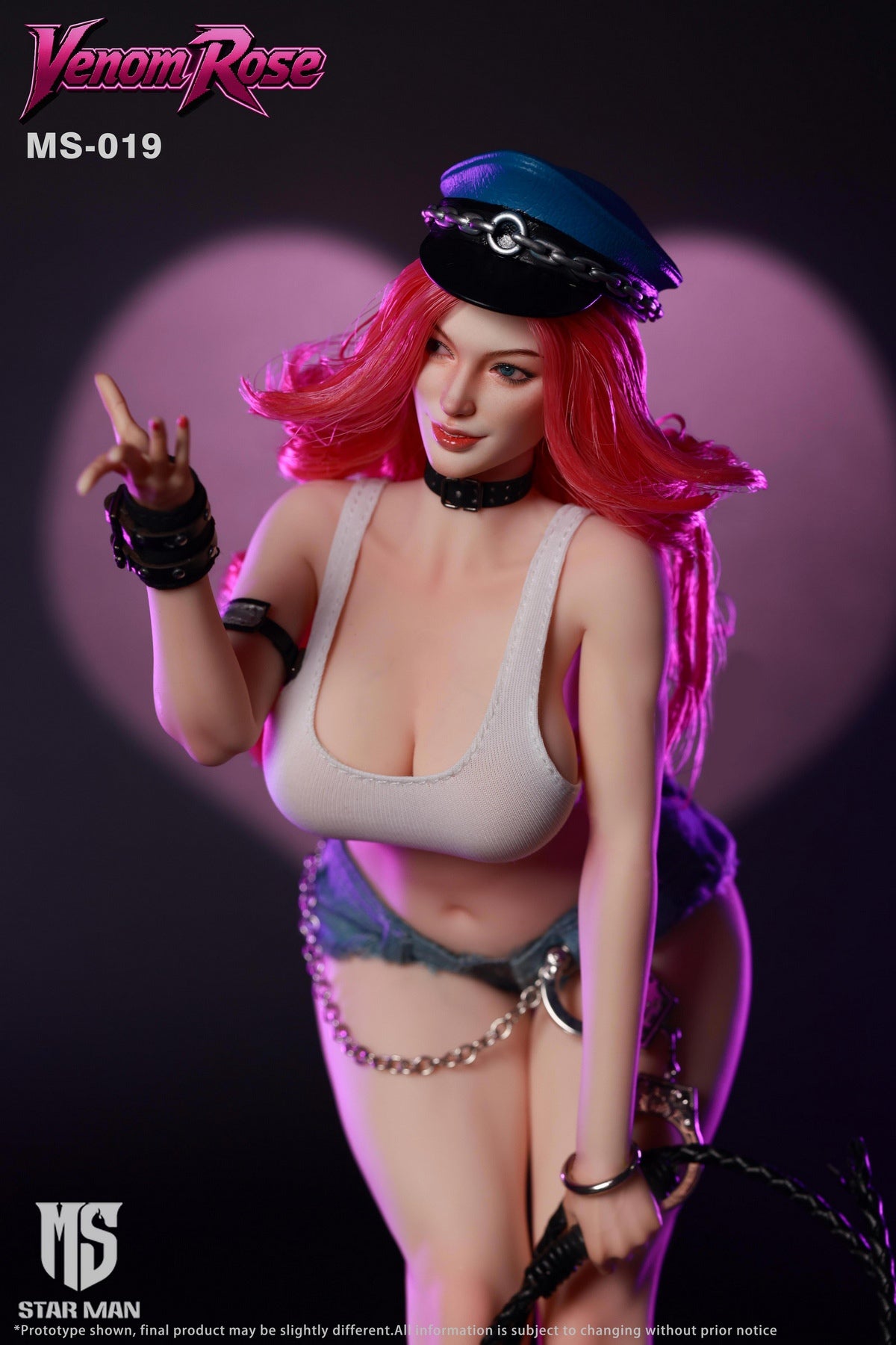 Presale STAR MAN MS-019 1/6 Female Fighter Poison Rose Final Fight Toxic Beauty