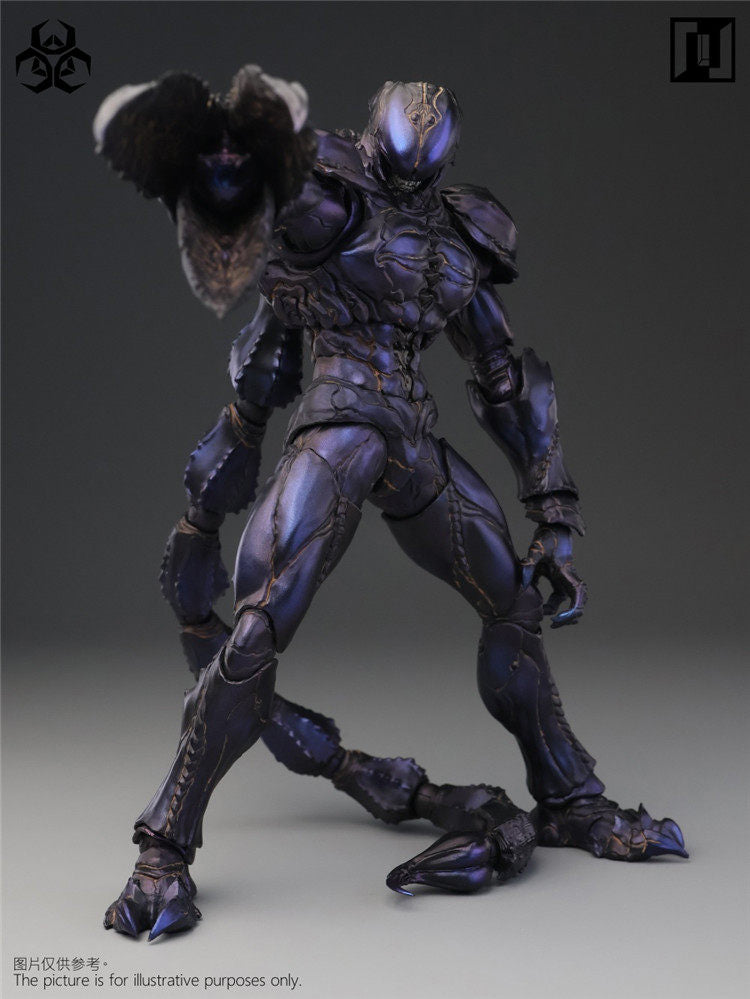 Presale Mirrfig MF004-B 1/12 EVOWarfare Plague Action Figure Purple Ver.