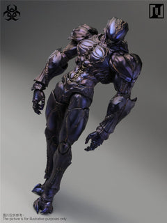 Presale Mirrfig MF004-B 1/12 EVOWarfare Plague Action Figure Purple Ver.