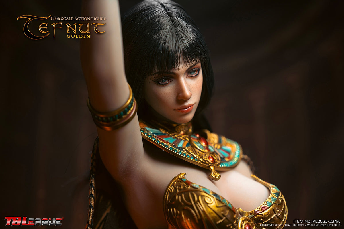 TBLeague PL2025-234A 1/6 Egyptian Goddess Tefnut-Golden Female Action Figure Toy