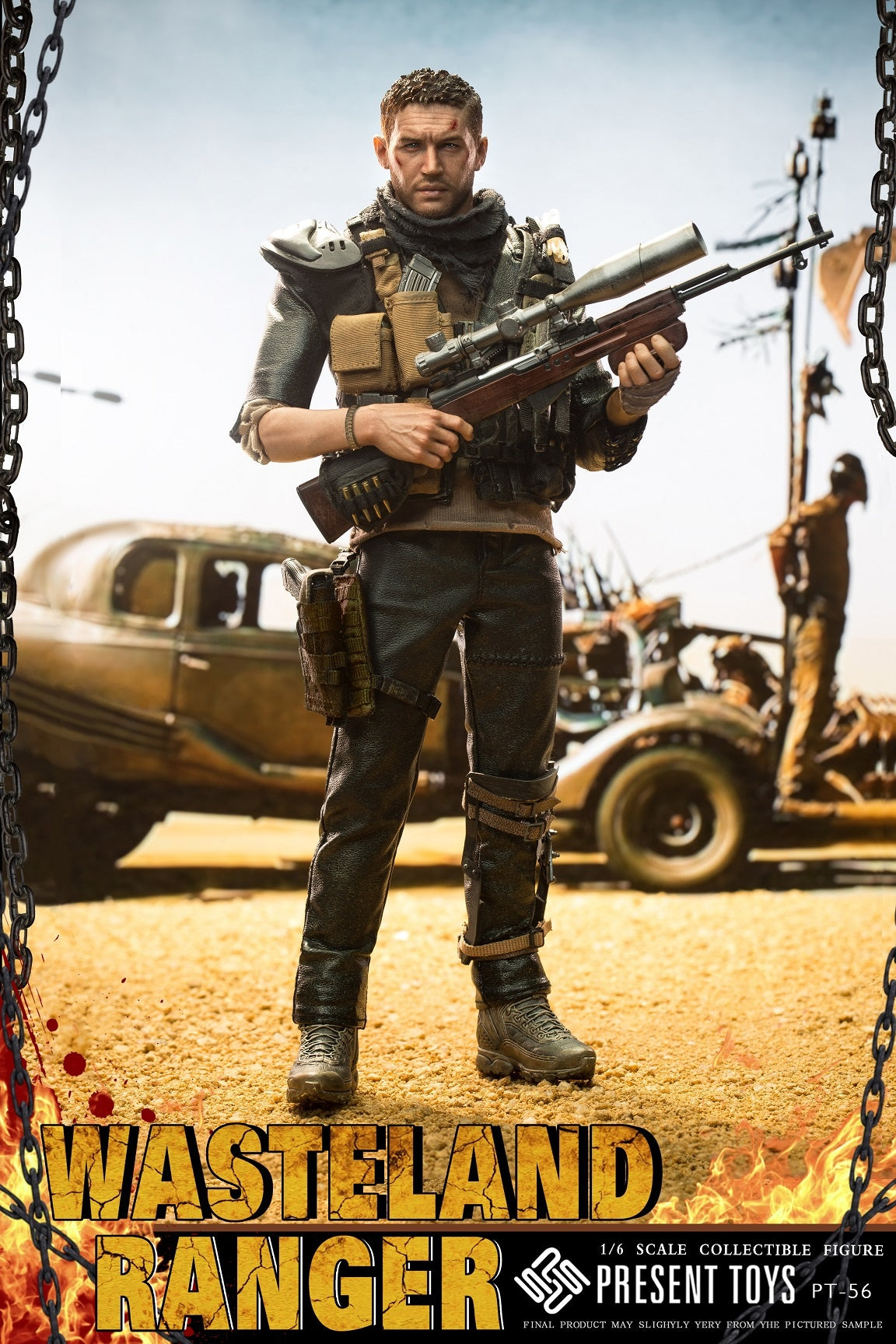 PRESENT TOYS PT-sp56 1/6 The Mad Man Max Tom figura de acción de colección