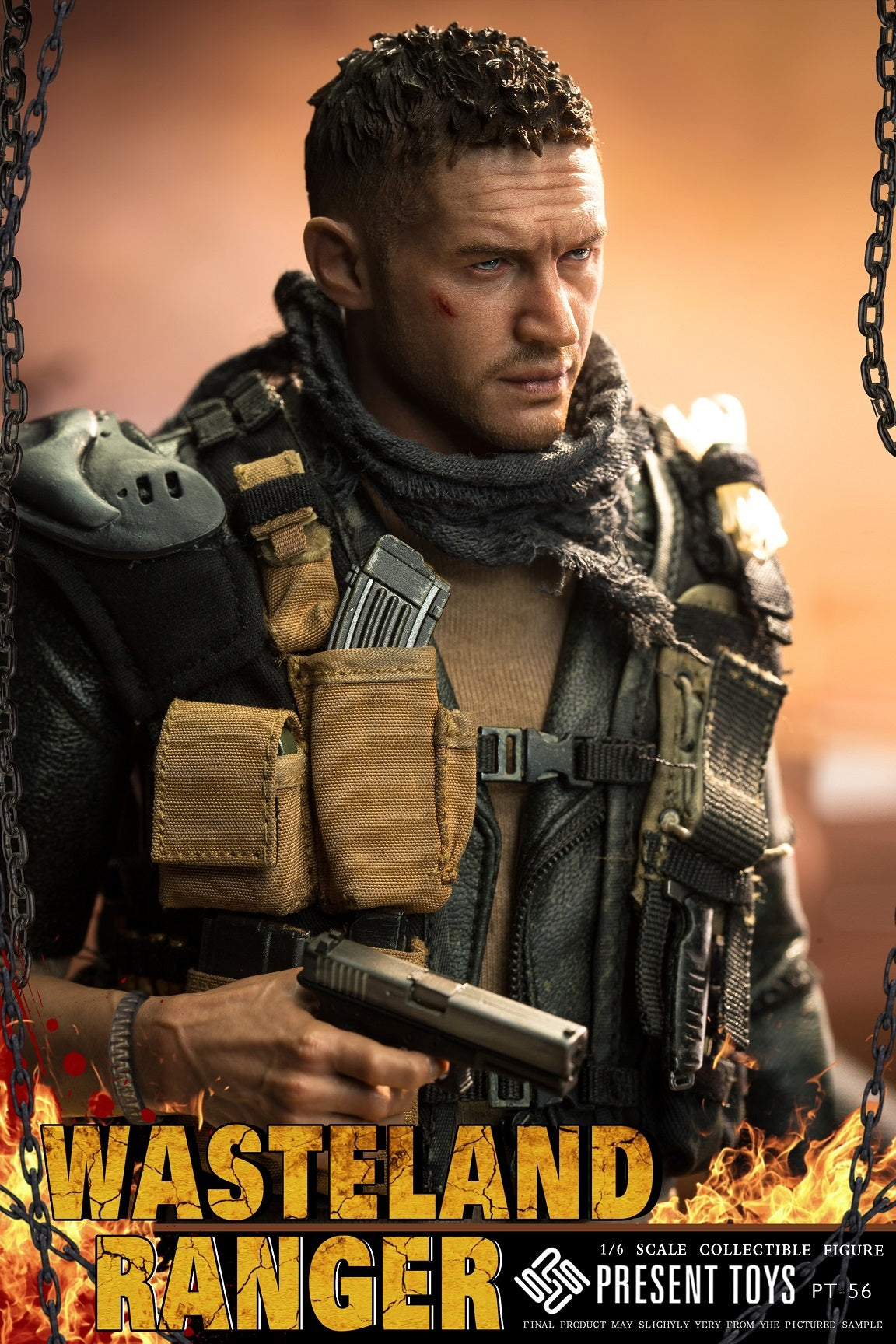 PRESENT TOYS PT-sp56 1/6 The Mad Man Max Tom figura de acción de colección