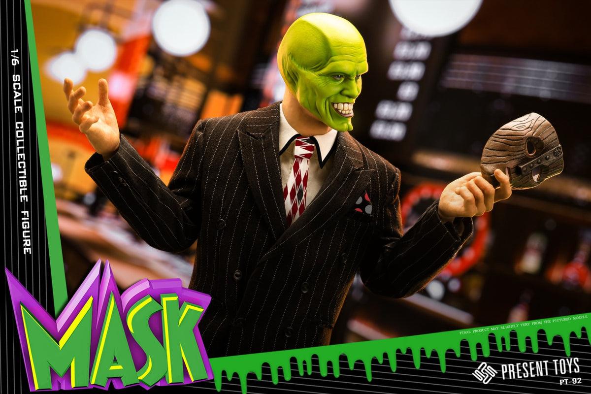 PRESENT TOYS PT-sp92 1/6 Mask Man Jim 12" Action Figure Suit Ver.