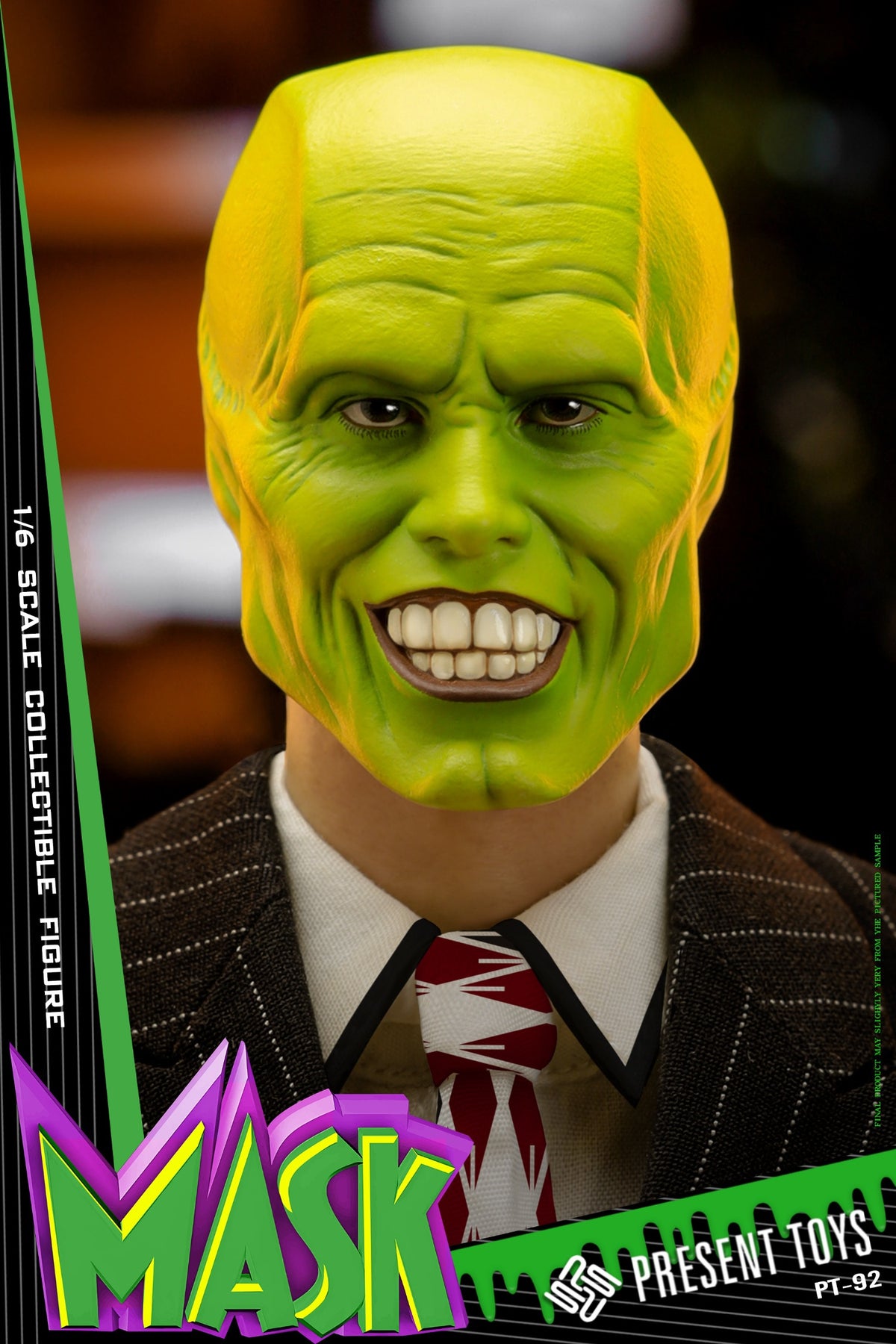 PRESENT TOYS PT-sp92 1/6 Mask Man Jim 12" Action Figure Suit Ver.