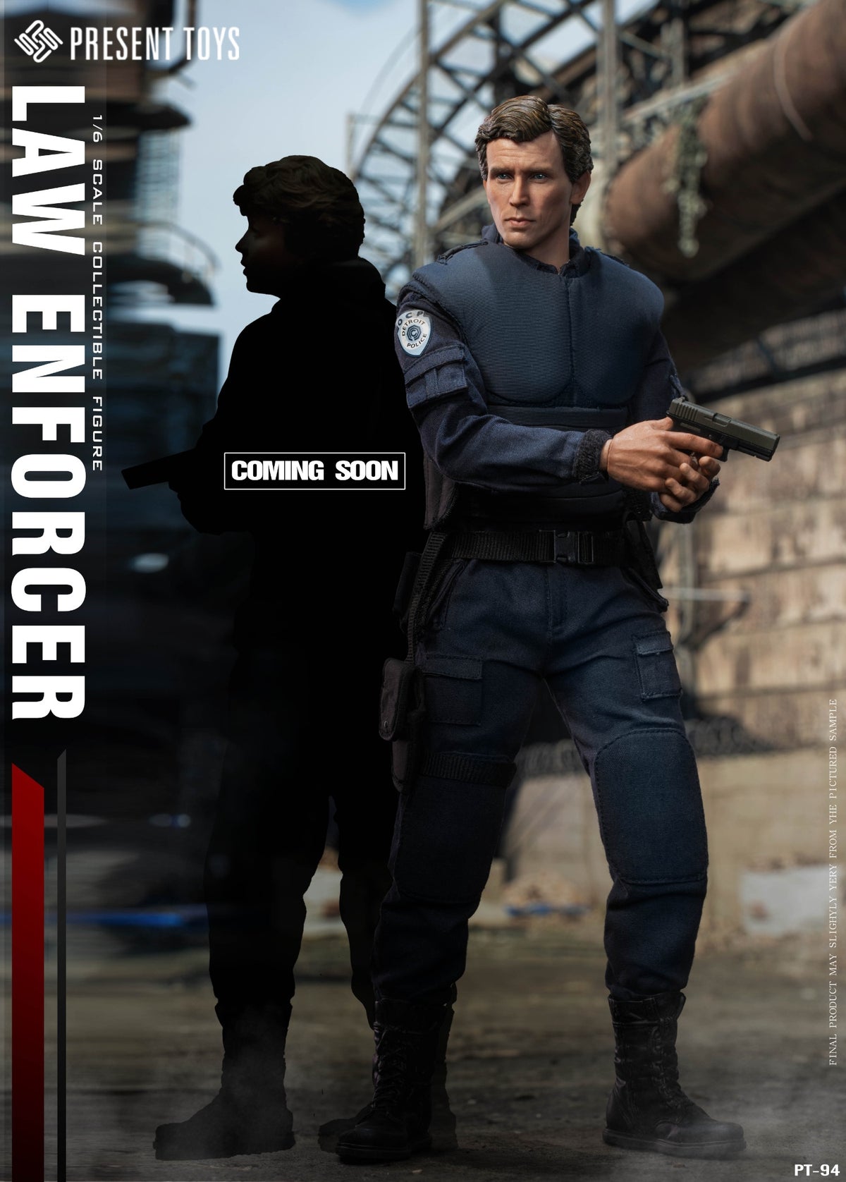 Presale PRESENT TOYS PT-sp94 1/6 Law Enforcer Police Officer Murphy Figure Toy