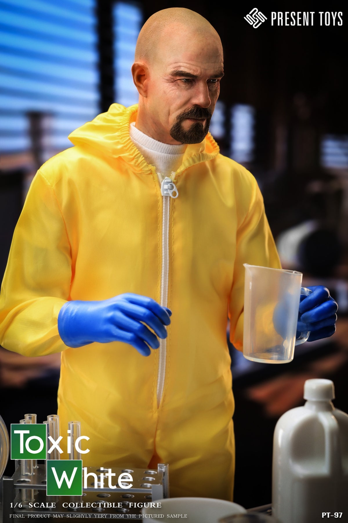 PRESENT TOYS PT-sp97 1/6 Breaking Toxic Mr. White The Bad Action Figure Model