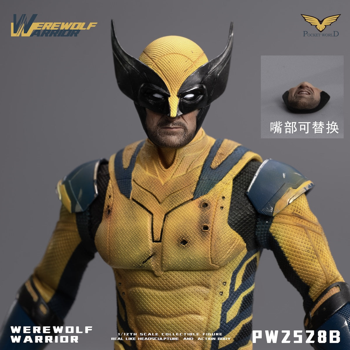 Presale PWTOYS PW2528B 1/12 Werewolf Warrior 6" Male Action Figure Model Toy