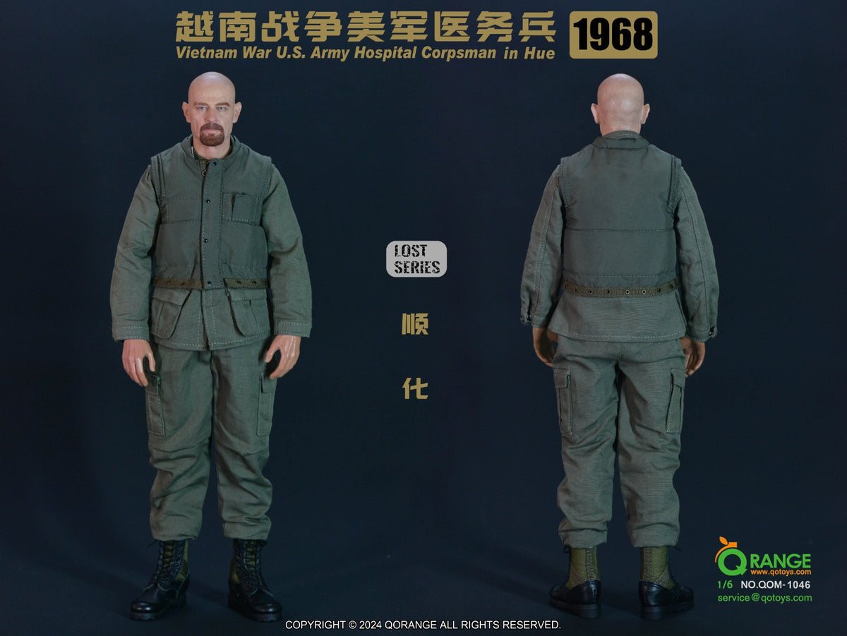 QORANGE QOTOYS QOM-1046 Figurine articulée 1/6 d'infirmier de l'armée américaine pendant la guerre du Vietnam