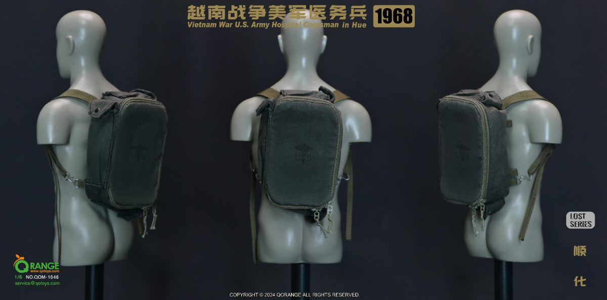QORANGE QOTOYS QOM-1046 Figurine articulée 1/6 d'infirmier de l'armée américaine pendant la guerre du Vietnam