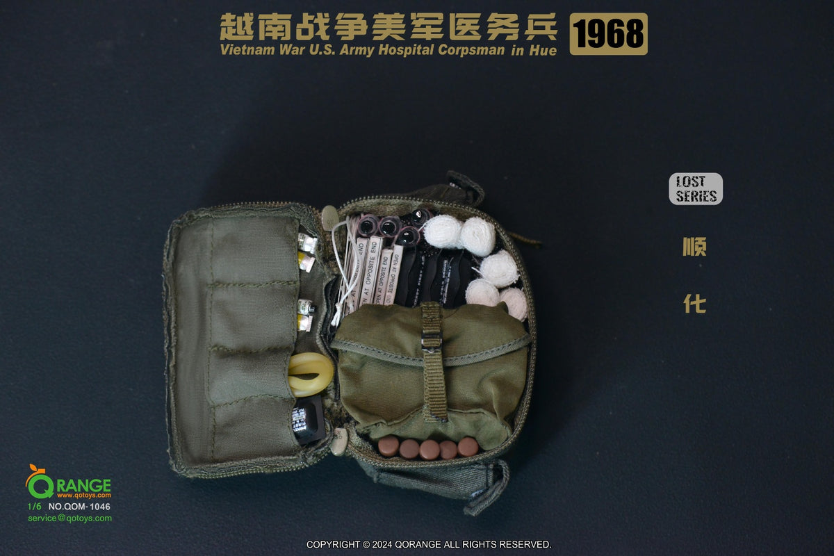 QORANGE QOTOYS QOM-1046 Figurine articulée 1/6 d'infirmier de l'armée américaine pendant la guerre du Vietnam
