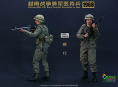 QORANGE QOTOYS QOM-1046 Figurine articulée 1/6 d'infirmier de l'armée américaine pendant la guerre du Vietnam