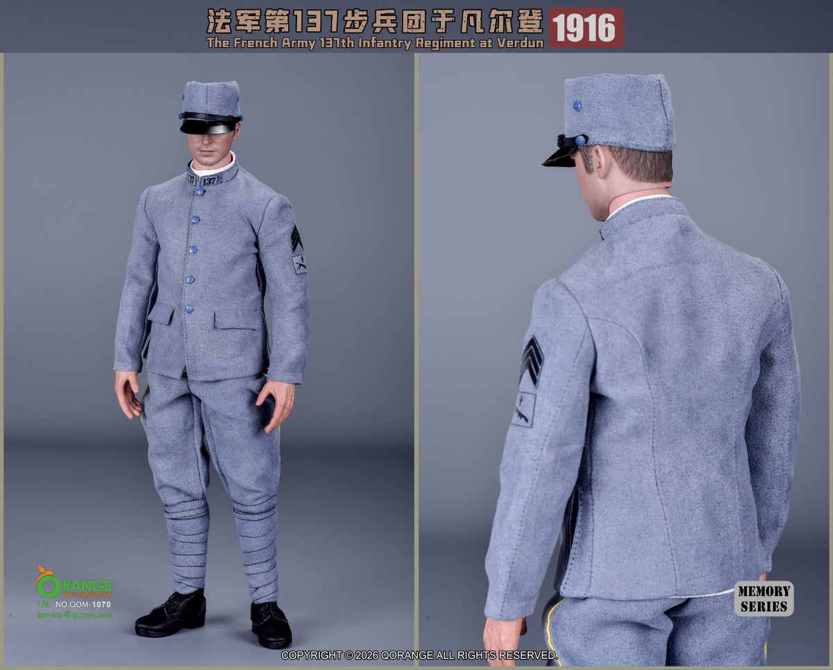 Vorbestellung QORANGE QOTOYS QOM-1070 1/6 Französische Armee, 137. Infanterieregiment, Verdun 1916