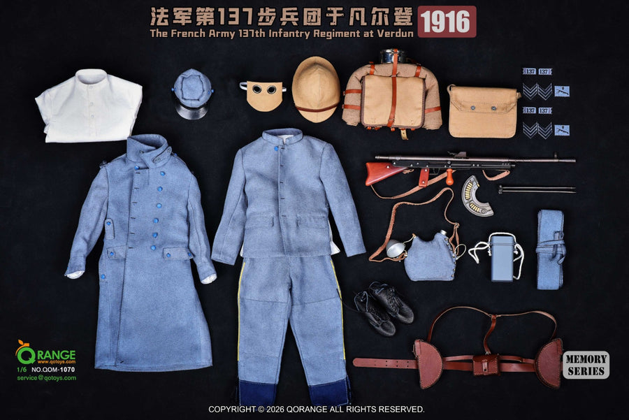 Preventa QORANGE QOTOYS QOM-1070 1/6 The French Army 137th Infantry Regiment at Verdun 1916