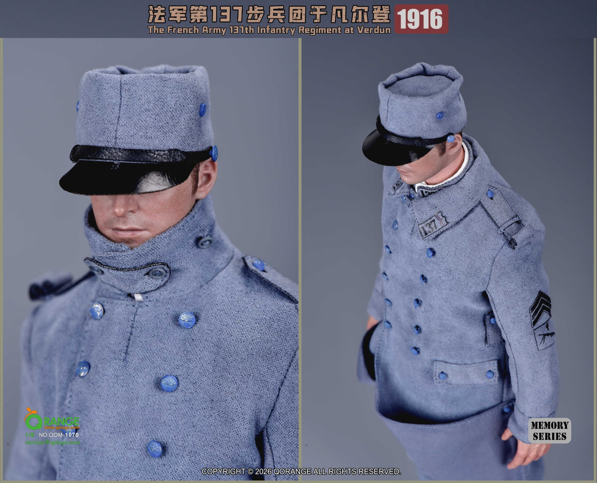Vorbestellung QORANGE QOTOYS QOM-1070 1/6 Französische Armee, 137. Infanterieregiment, Verdun 1916