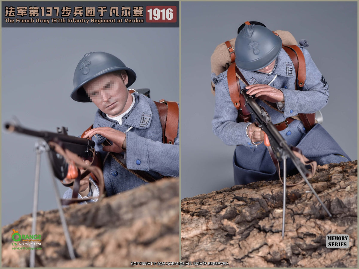 Vorbestellung QORANGE QOTOYS QOM-1070 1/6 Französische Armee, 137. Infanterieregiment, Verdun 1916