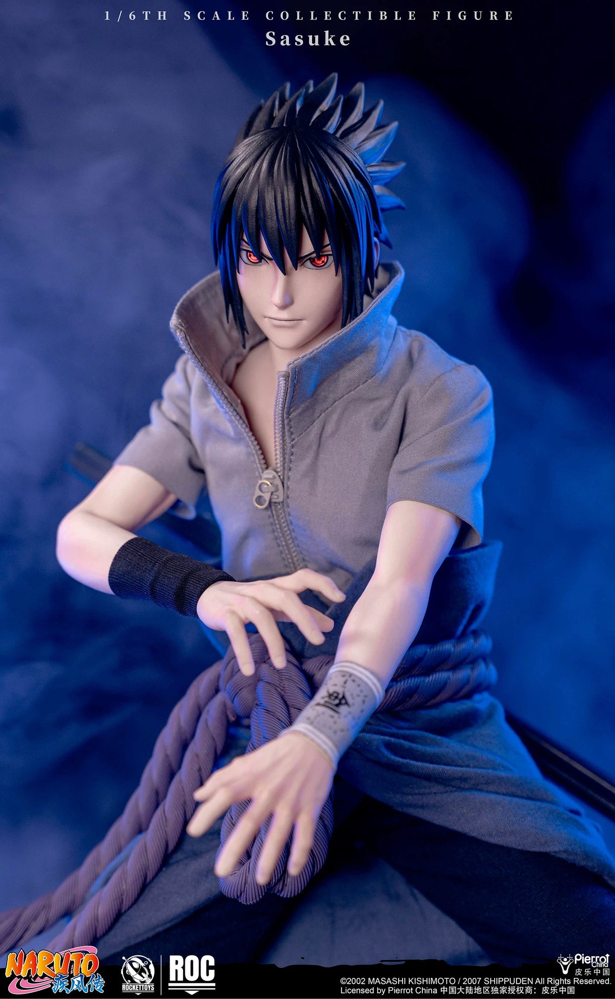 Preventa ROCKETTOYS ROC-018 1/6 Uchiha Sasuke figura de acción de colección